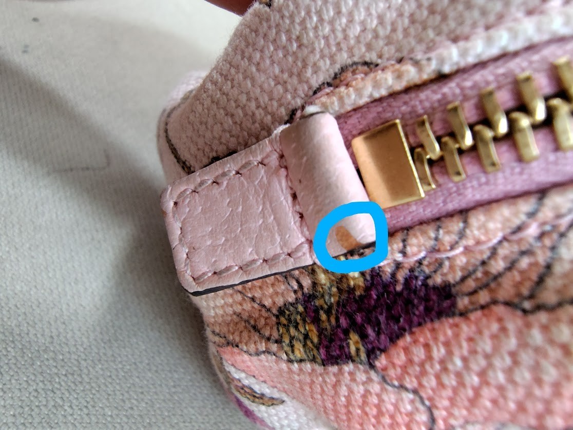 GUCCI Pouch Purse Ophidia GG Flora Pink Canvas Authentic T441