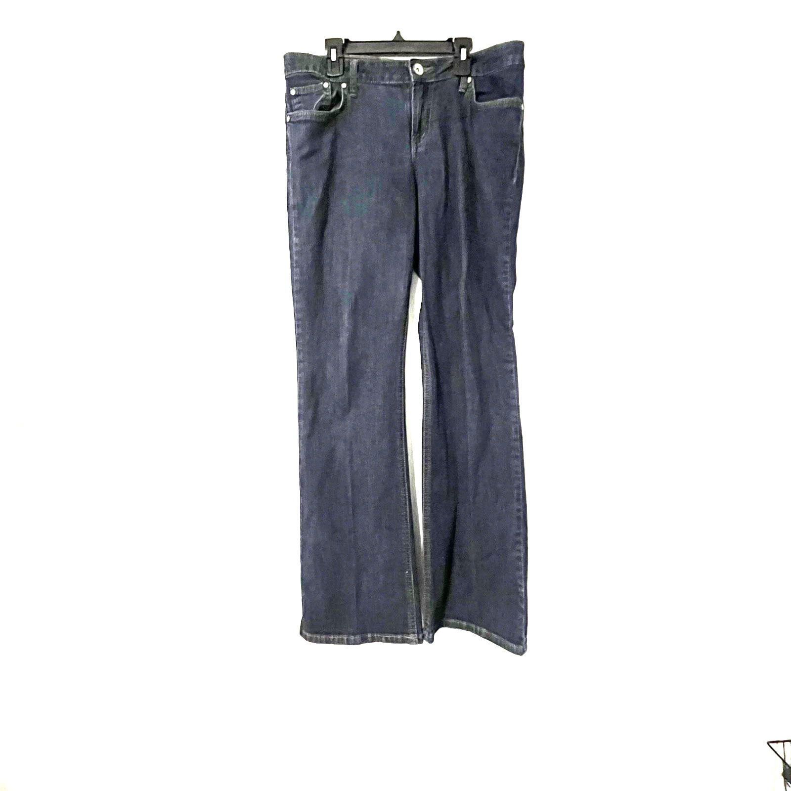 Lei Jeans Juniors sz 11 Dark Wash Y2K Boot Cut Festival