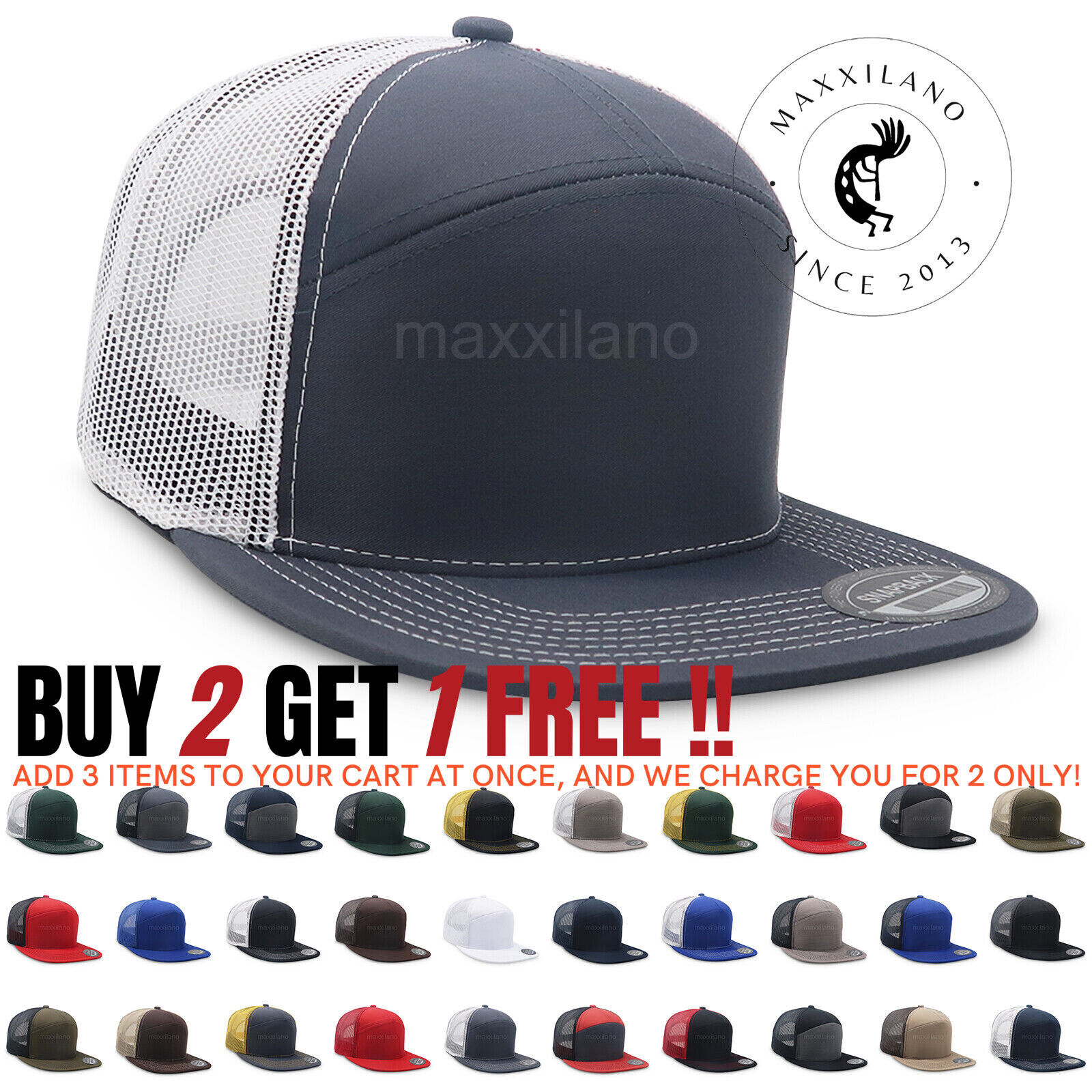 Men Snapback Hat Cotton Mesh Solid Flat Brim Women Baseball Cap Trucker Visor