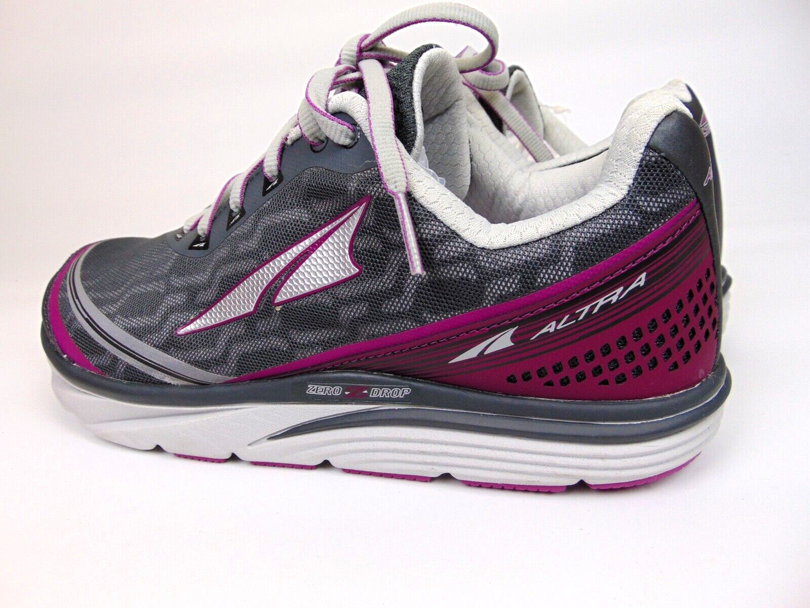 ALTRA Womens Torin IQ Road Running Athletic Shoes, Size 8.0 Med, Gray/Purple NEW