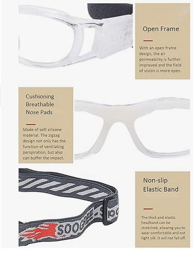 Sports training eyeglasses Basketball Football Safe Training Anti Fog