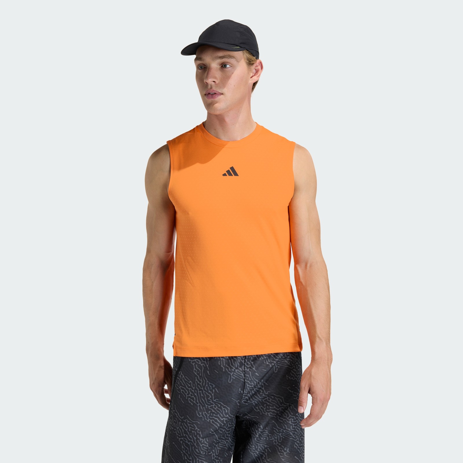 adidas men D4T POWER 3 STRIPES TANK TOP
