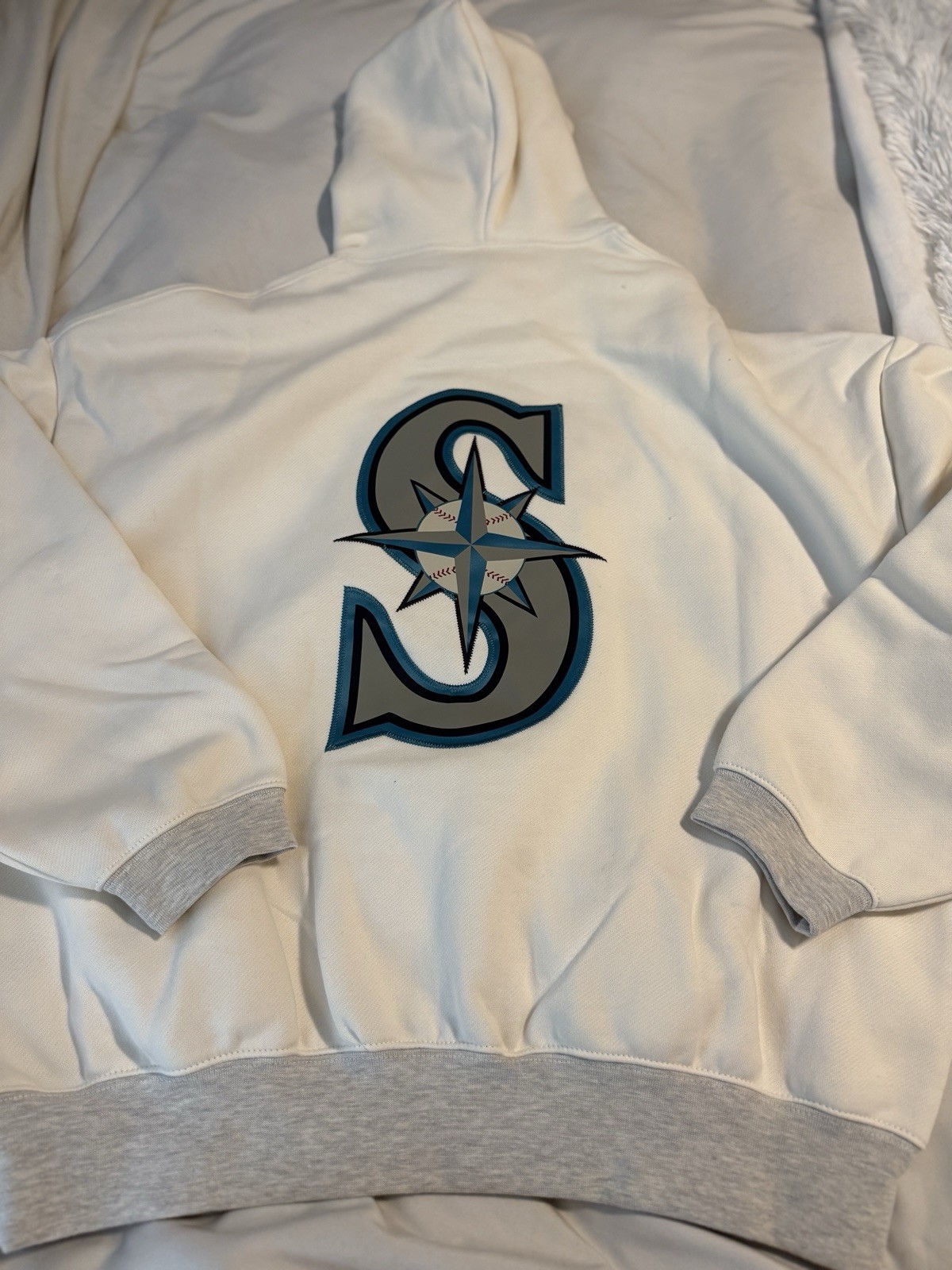 2026 Seattle Mariners Baseball MLB Fear Of God Essentials Hoodie Size Medium