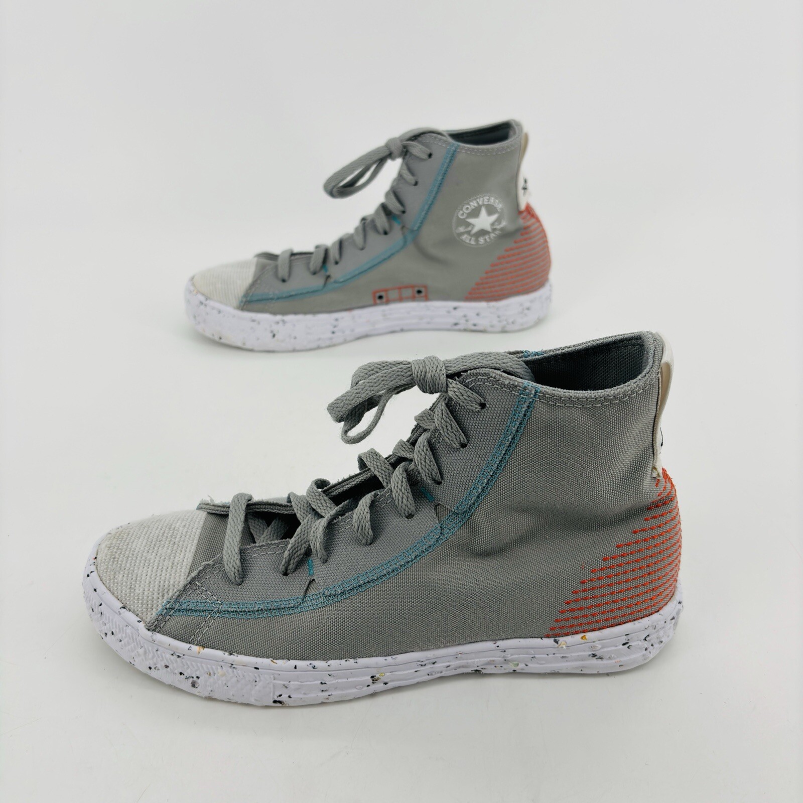 Womens 8.5 39.5 Converse Chuck Taylor All Star Crater High Summer Daze Ash Stone