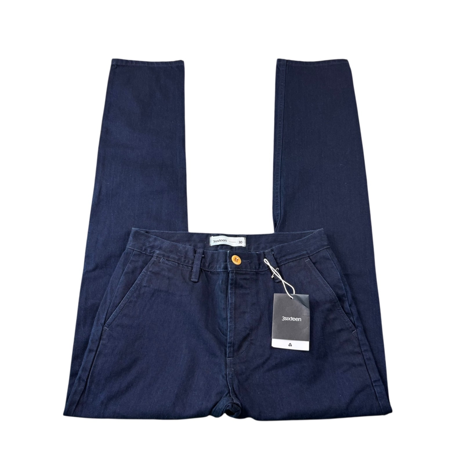 3Sixteen Indigo Blue Men’s Jeans Denim Soft Cotton 30×34 NWT