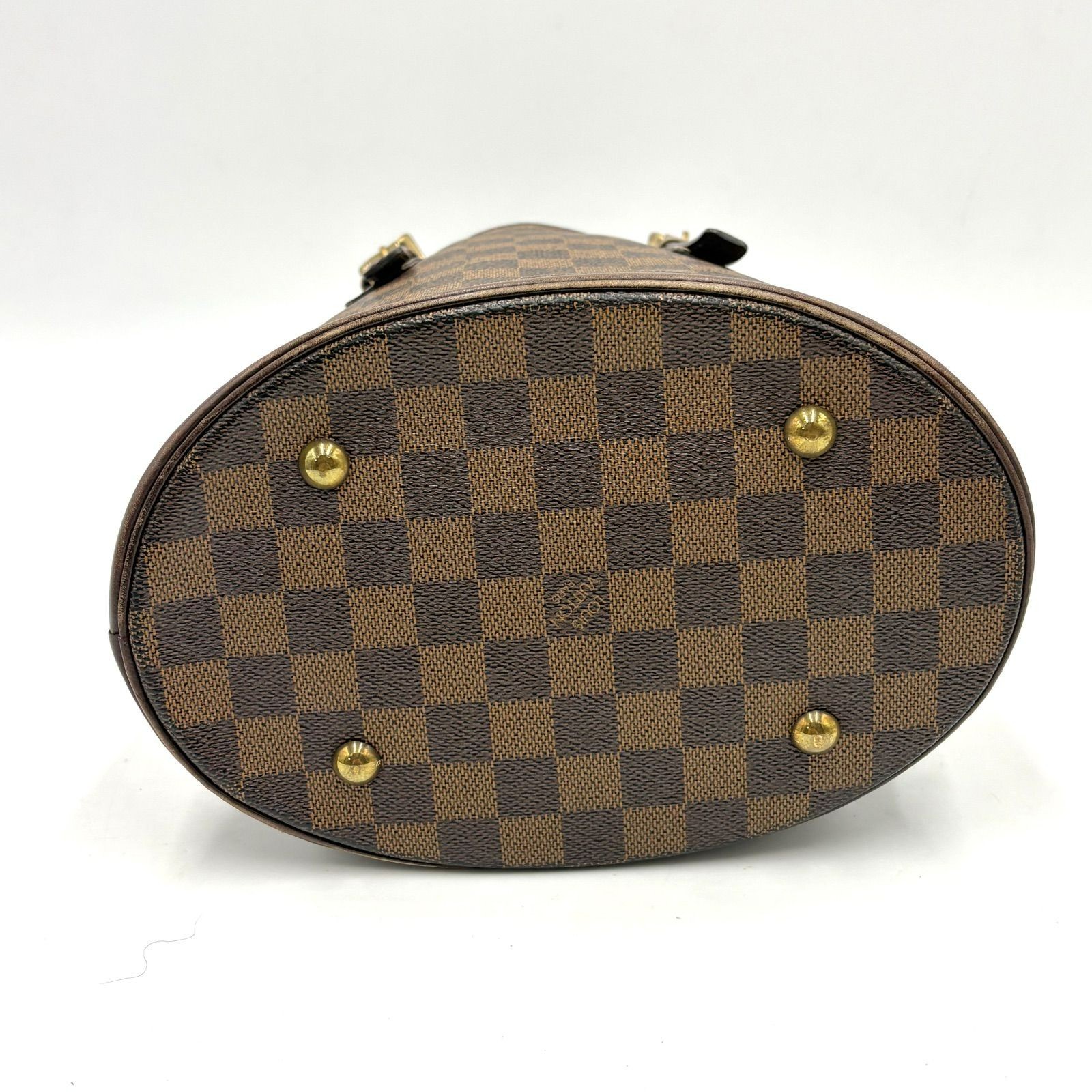 Auth LOUIS VUITTON Damier Ebene Marais Tote Bag Handbag N42240 2Y6311