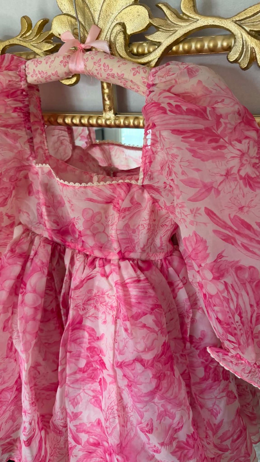 selkie dress babydoll toile lace puff XXS
