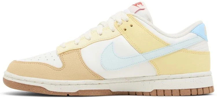 Nike Womens Dunk Low Next Nature Soft Yellow Aquarius Blue FZ4347-100 s 10