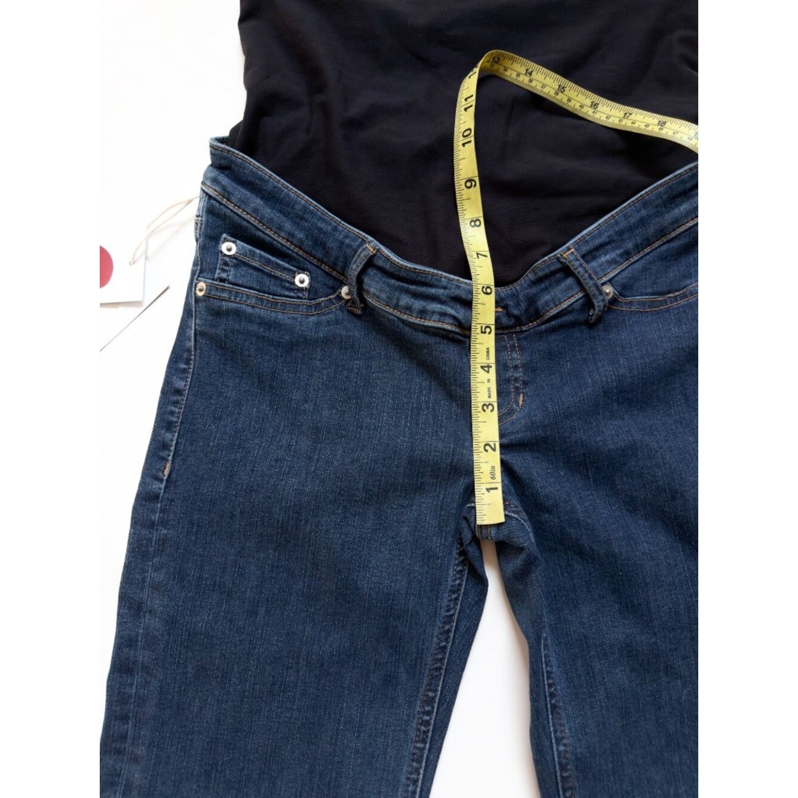 Ilouity Flare Fit Maternity Jeans Washed Blue Size EU 36 US 4 NEW NWT