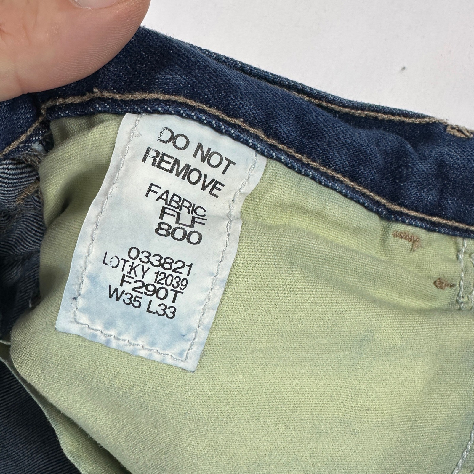 Tyndale FR F290T Flame Resistant Jeans Straight Leg Blue Denim 35×32 USA