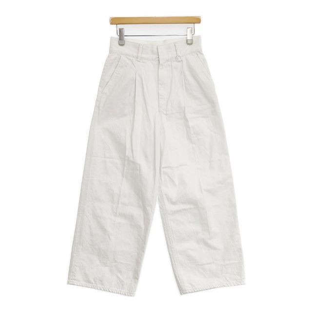 MIESROHE Front-tuck denim pants MWFP224050 Denim pants white 6-0708G∞