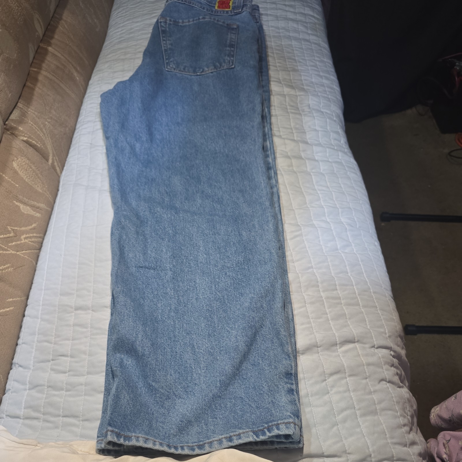 Vintage Y2K Empire Baggy Skate Embroidered Logo Pants Size 34×30