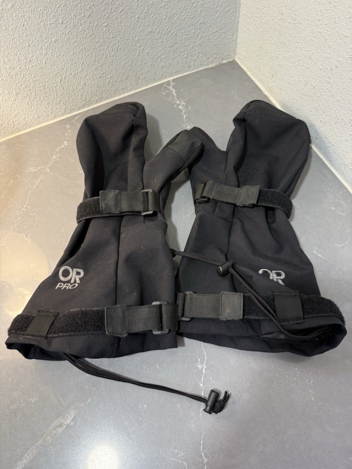 Outdoor Research Gloves OR Pro Mod Nylon/Rubber Glove Shell Black Size Medium