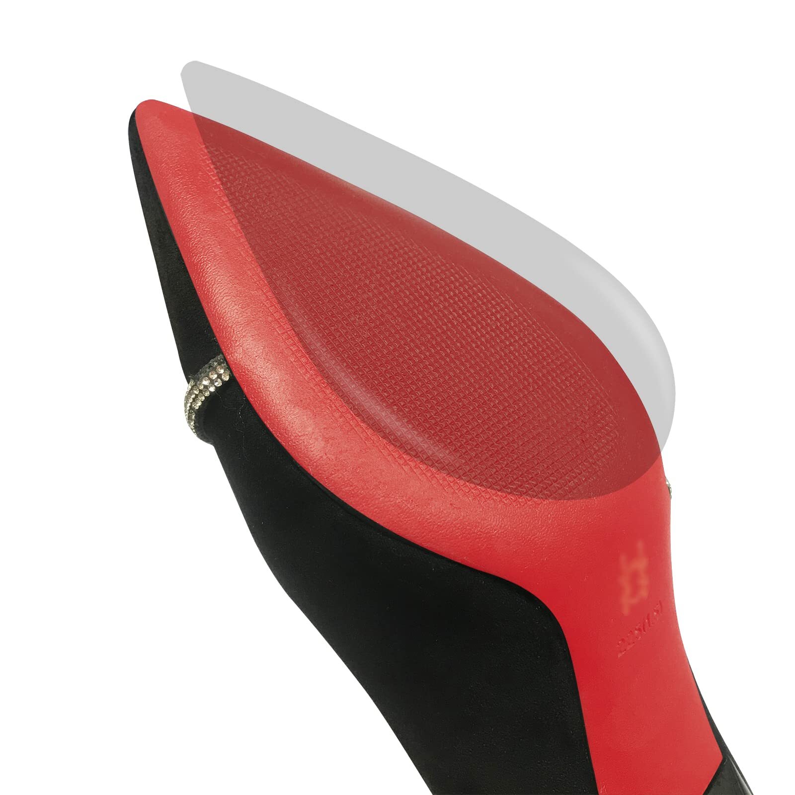 Sole Protectors for Shoes 4 Pcs Clear Self-Adhesive Cover 13 x 5.2 Inches
