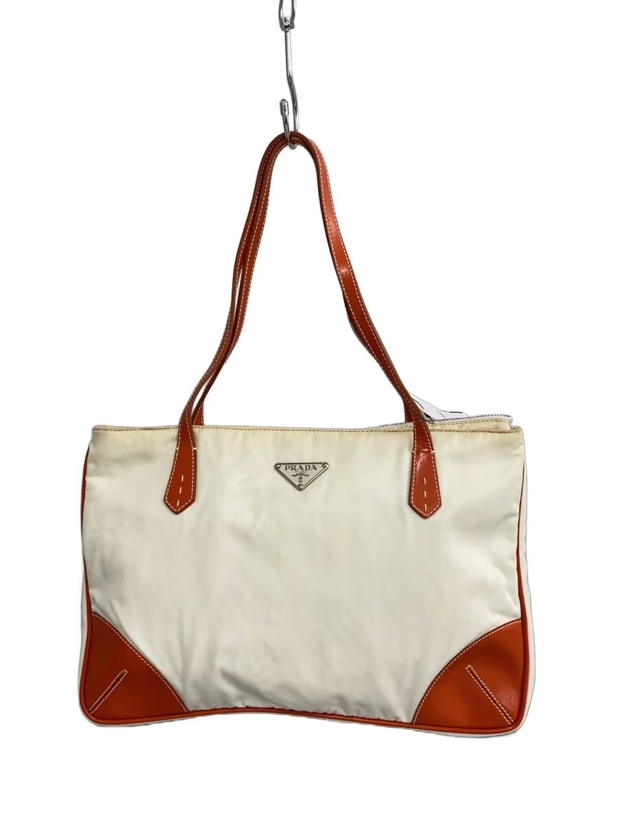 PRADA Shoulder Bag Nylon IVO Triangle Logo Plate