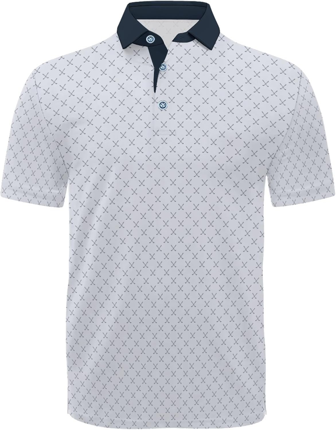 Men’s Dry Fit Golf Polo Shirt – Moisture Wicking Performance Short Sleeve Tee