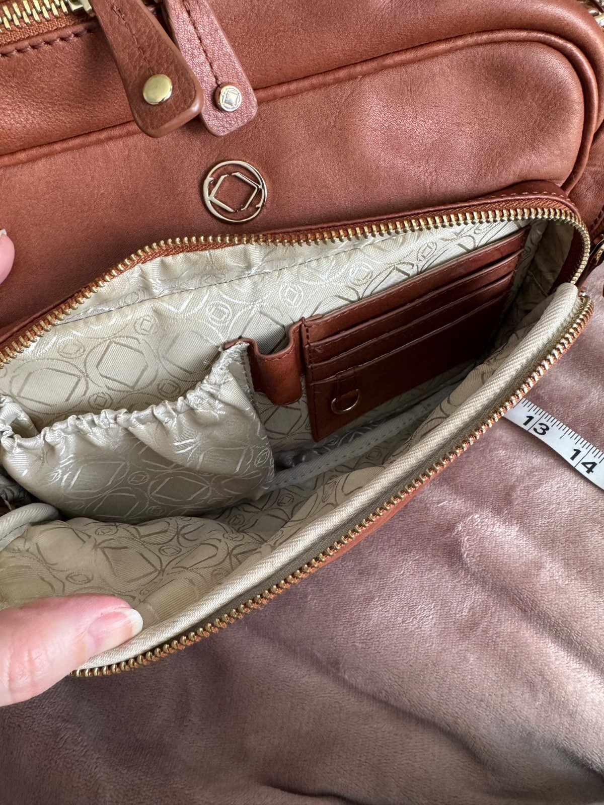 Keri Kit gretchen cross body brown leather