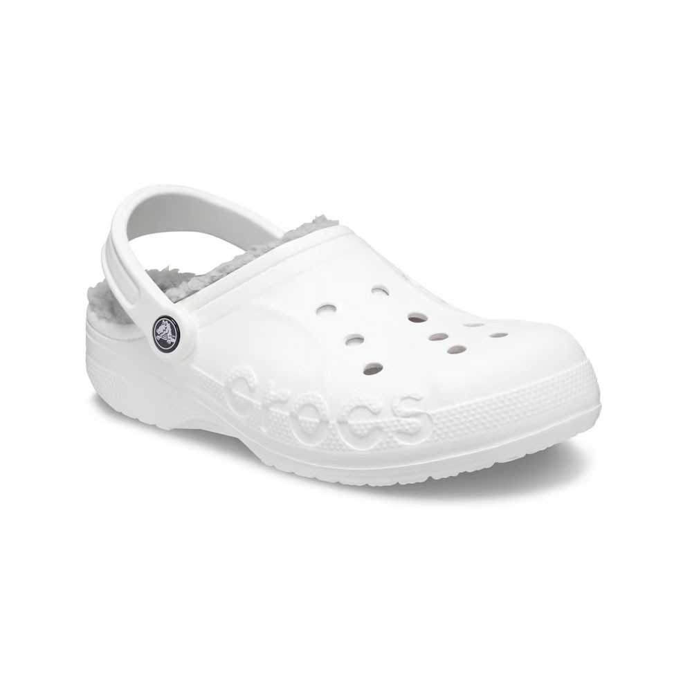 New Mens CROCS BAYA LINED CLOG 205969-11H WHITE US 4-10 TAKSE