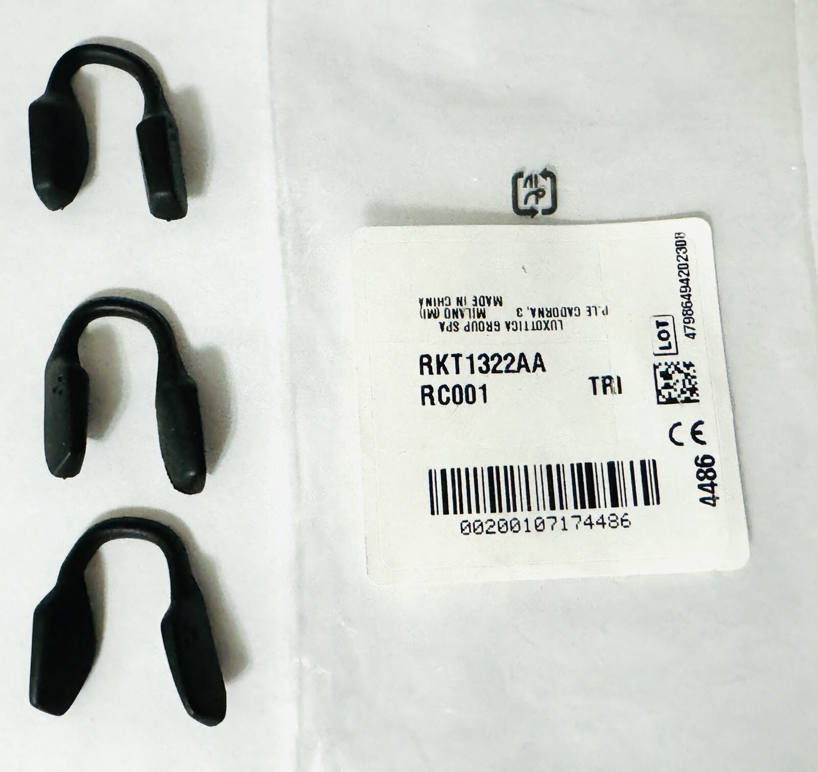 AUTHENTIC OAKLEY NOSE PAD KIT (3) METALINK EYEGLASS SET OF 3 SIZES