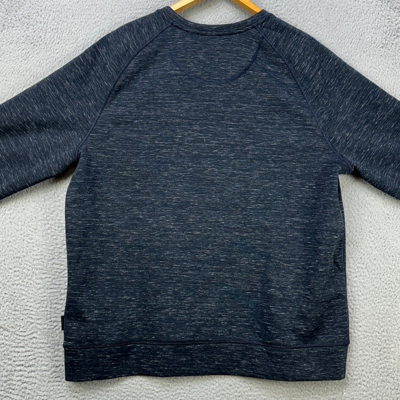 Gerry Sweatshirt Pullover Mens XL Blue Heather Crewneck Long Sleeve Stretch NEW