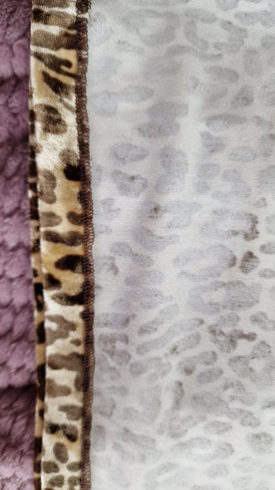 Leopard print velvet high neck ladies top by Joseph, pre-loved, size M
