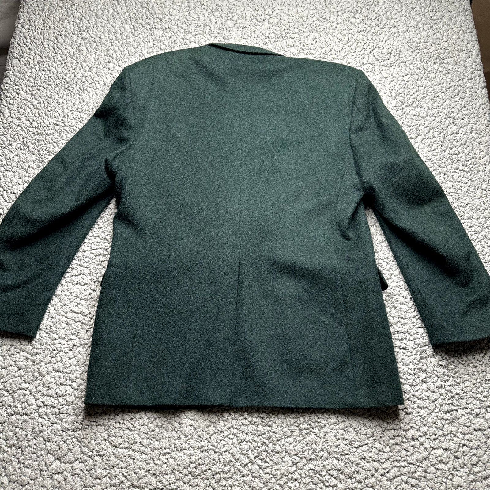 Tailors Row by Deansgate 100% Camel Hair Blazer Jacket Green 42″ Chest 31″ Long