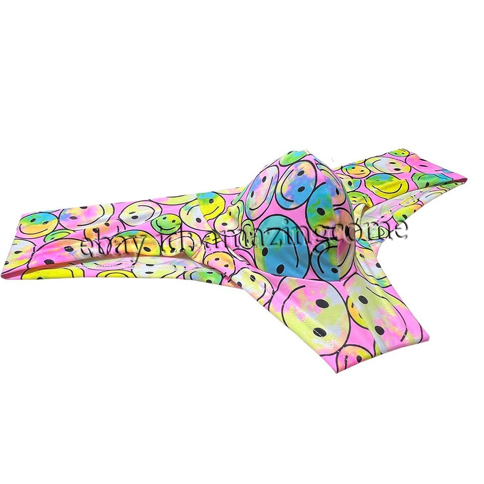 Men Printed Brazilian Bikini Underwear Enhance Bulge Pouch Mini Boxer Briefs