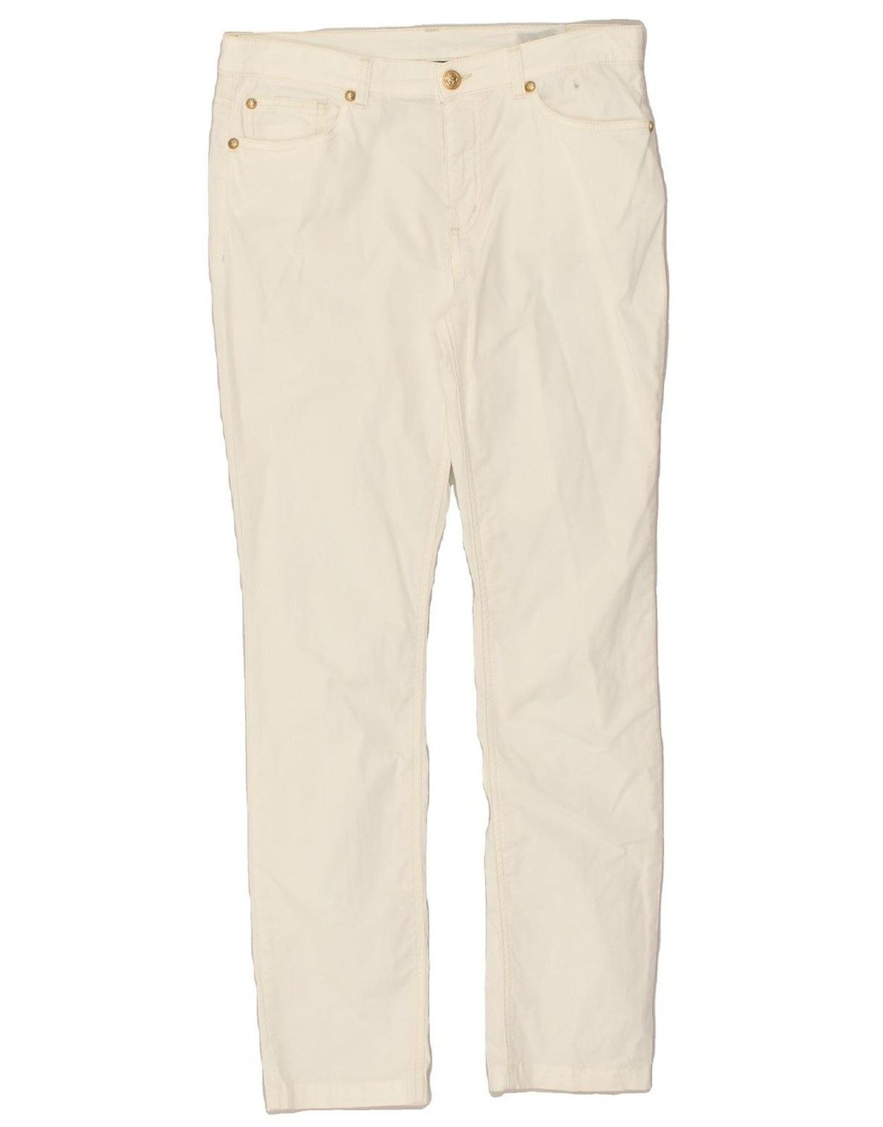 MARINA YACHTING Womens Skinny Jeans W30 L29 White Cotton AT70