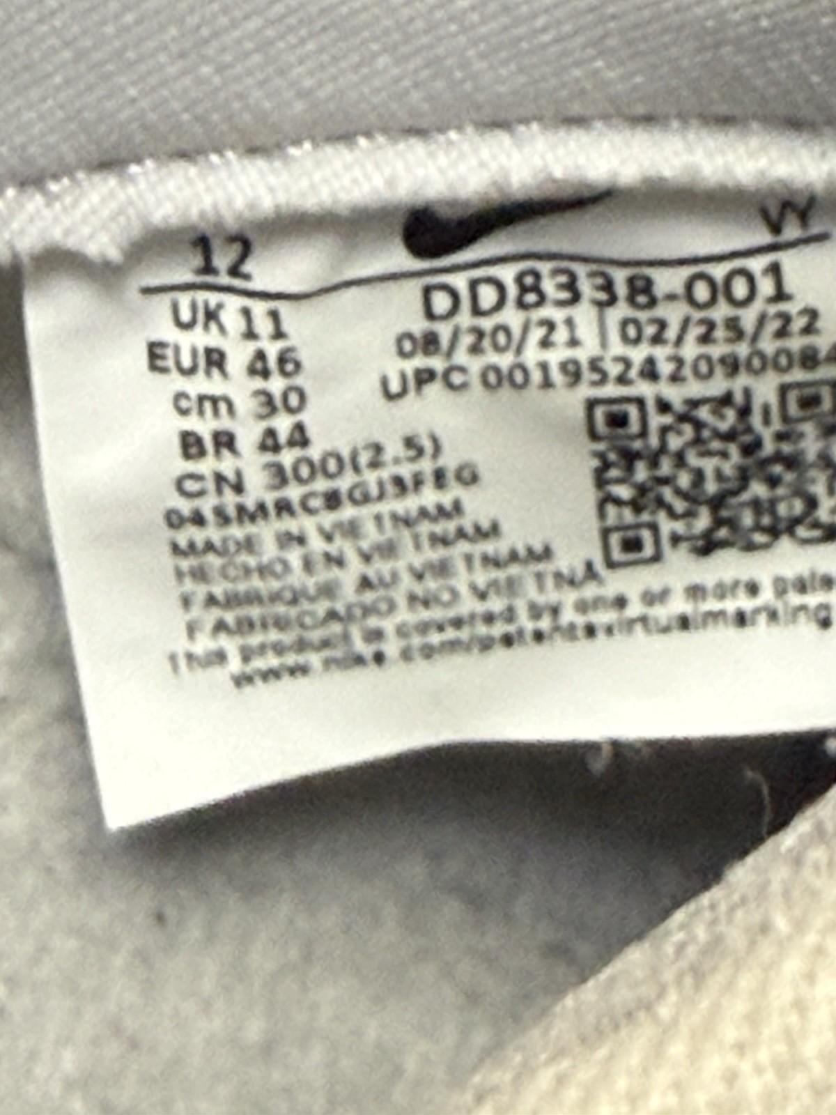 Nike Dunk Low Premium Men’s Size 12 Vast Grey Suede Shoes Nice