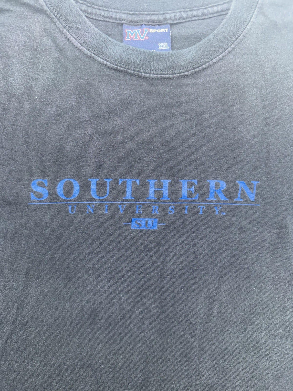 90s Vintage T-shirt, Southern University Black Mv Sport