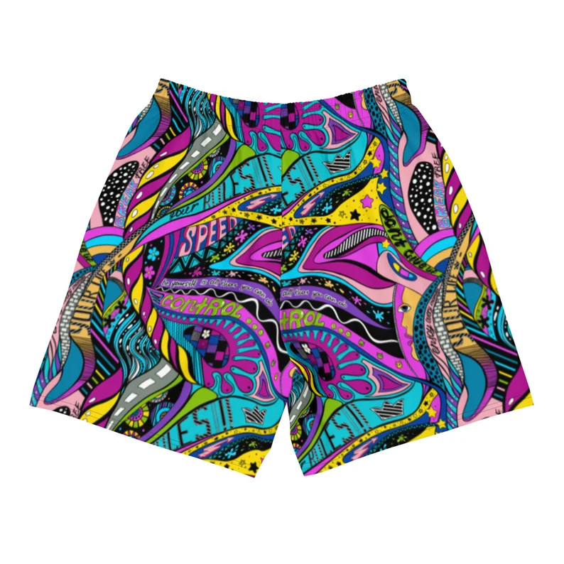 Intergalactic Trippy Psychedelic Hawaiian Shorts