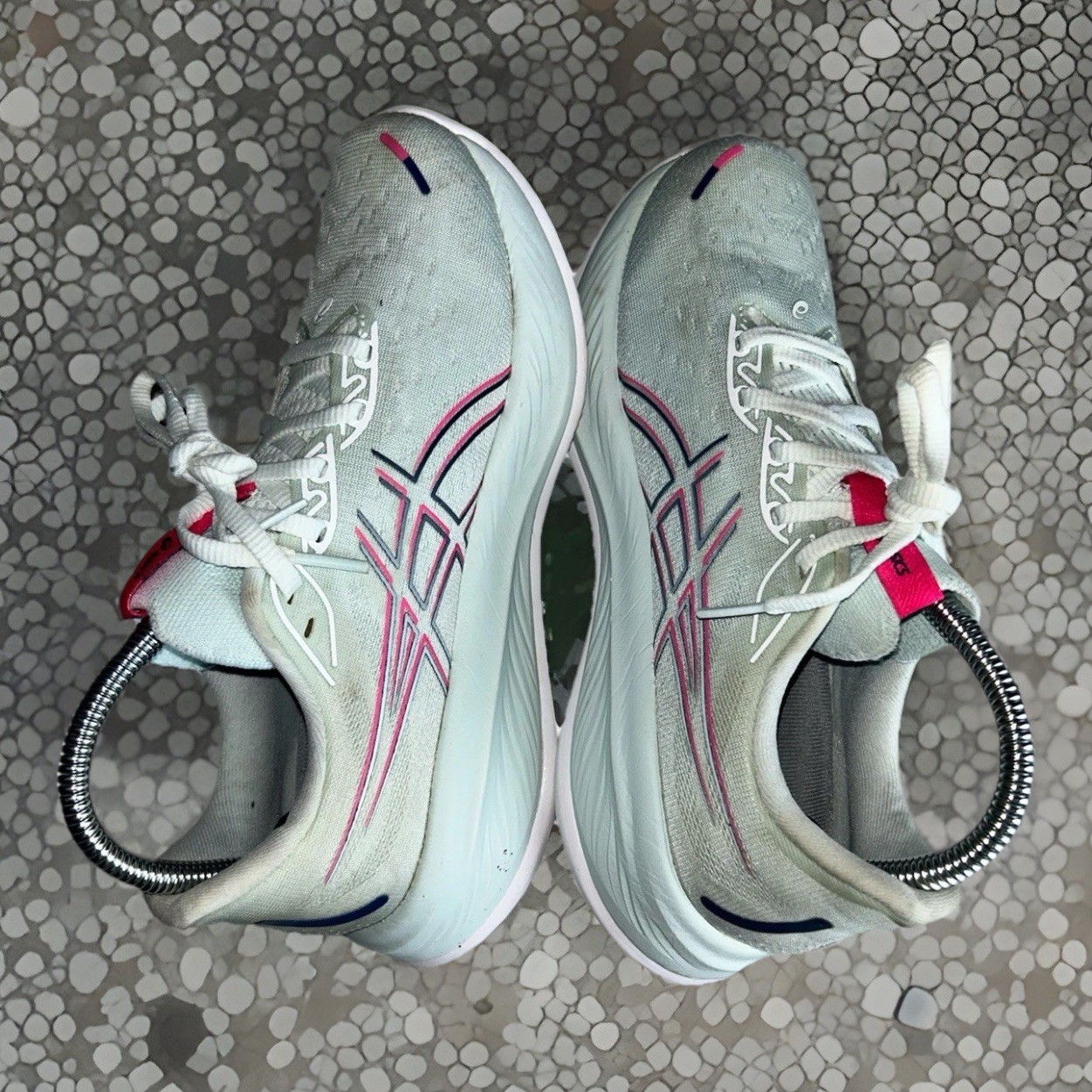 Asics Womens Gel Cumulus 26 1012B599 Blue Running Shoes Sneakers Size 7.5