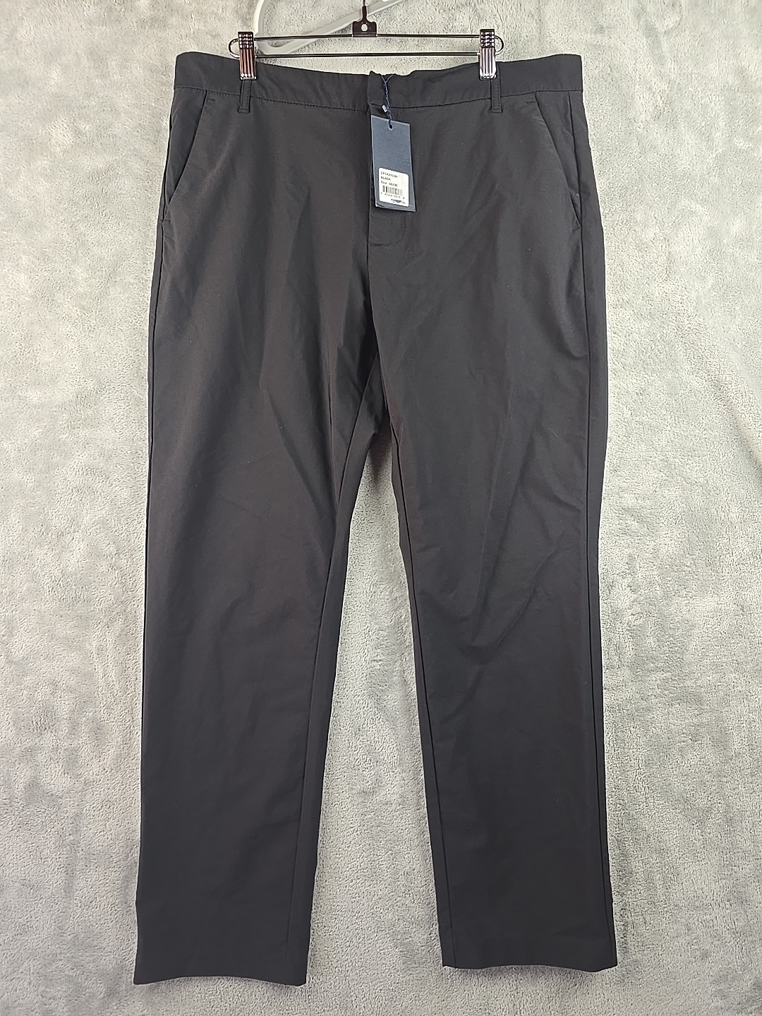 Zachary Prell Pants Chino Mens Size 36×30 Black Stretch Business Casual NWT