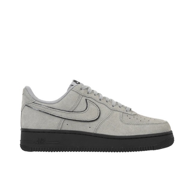 Nike Air Force 1 Low ’07 LV8 Light Smoke Grey Black Suede New Authentic Free Shp