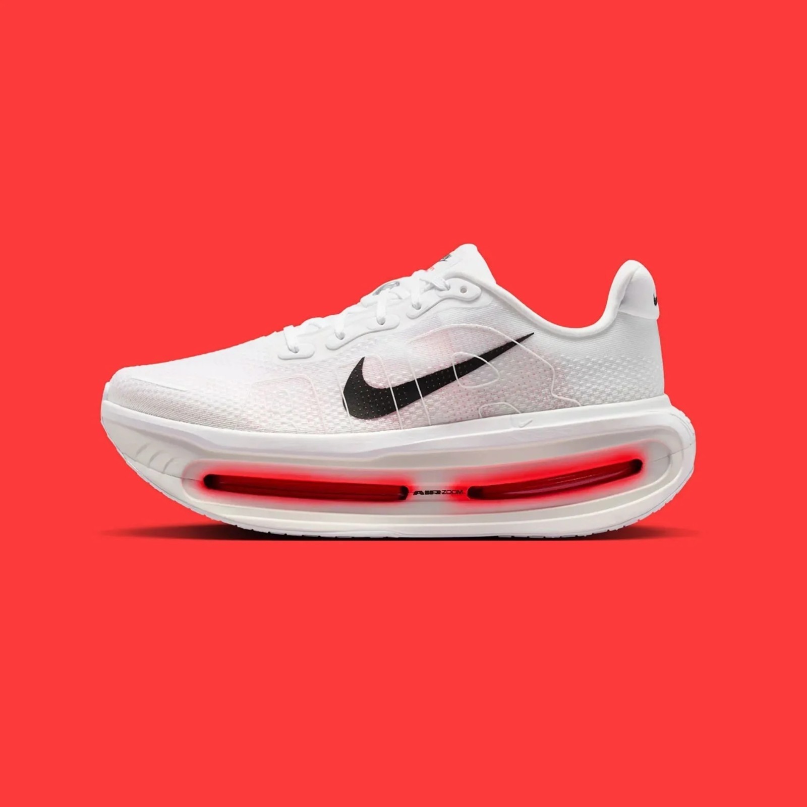 Nike Vomero 19 Premium Men Running Shoes White Bright Crimson Sneaker New
