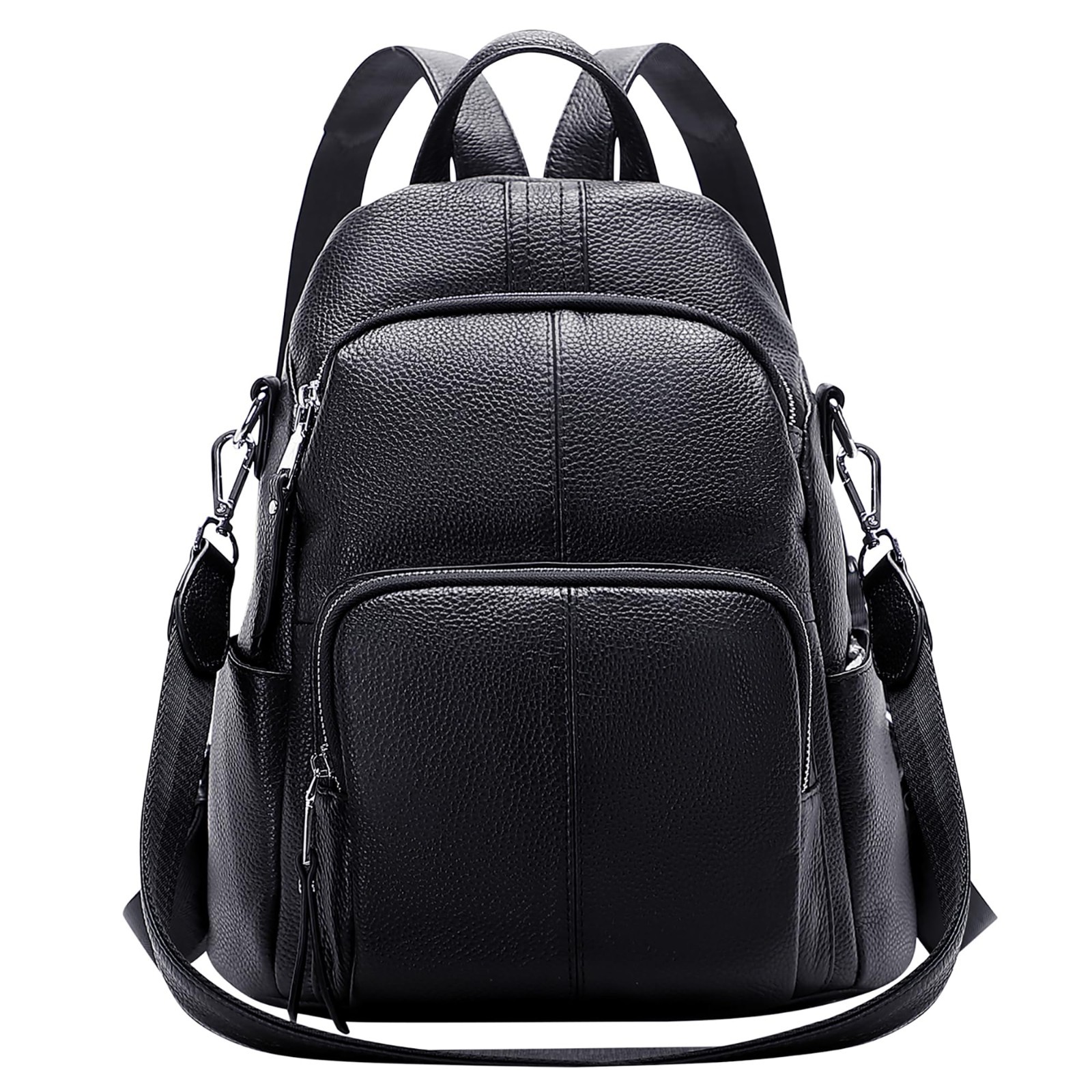 Stylish Soft Leather Anti-Theft Backpack for Women | Versatile 3-in-1 Bag, Fits