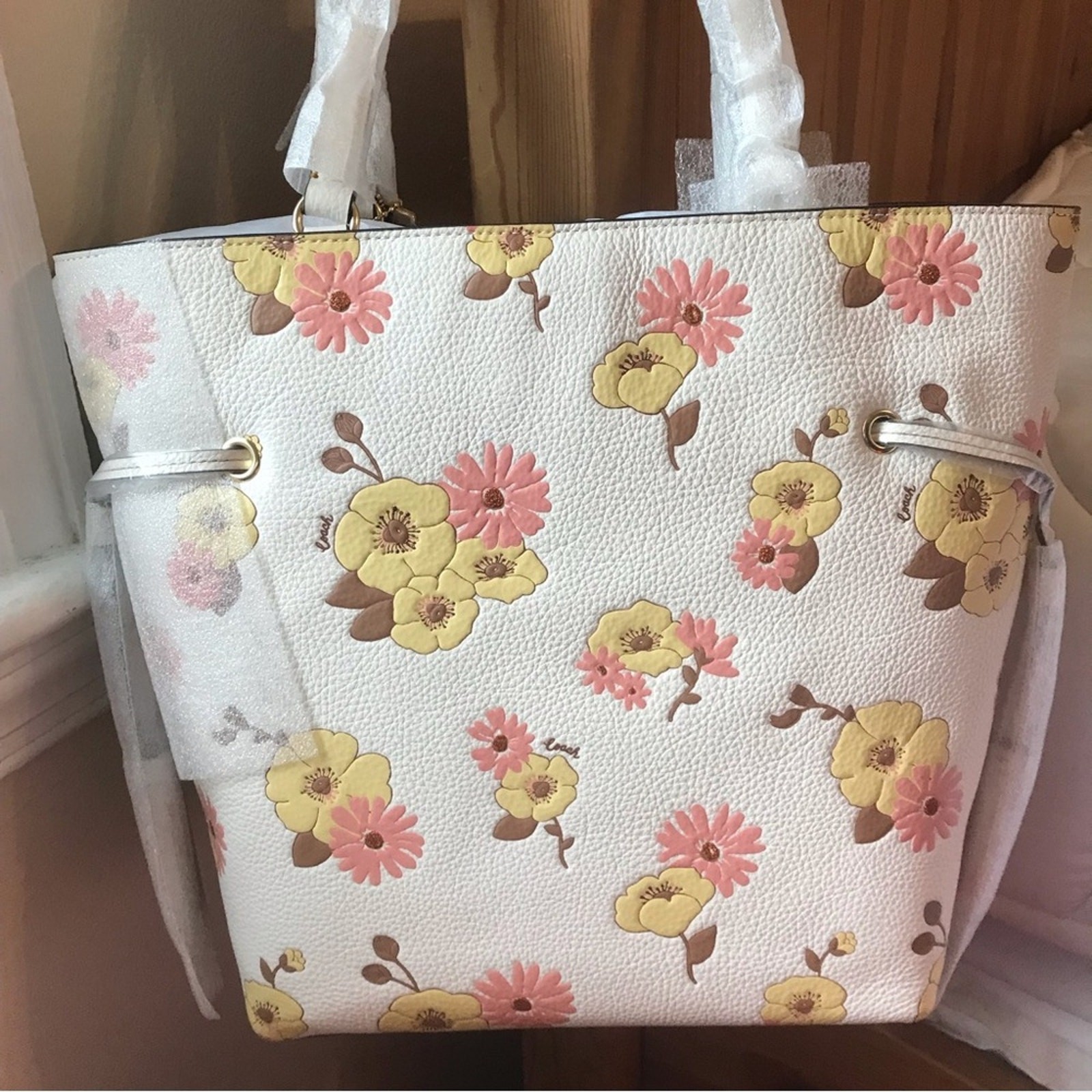 NWT 🌿🌺 Coach Andy Tote With Floral Cluster Print