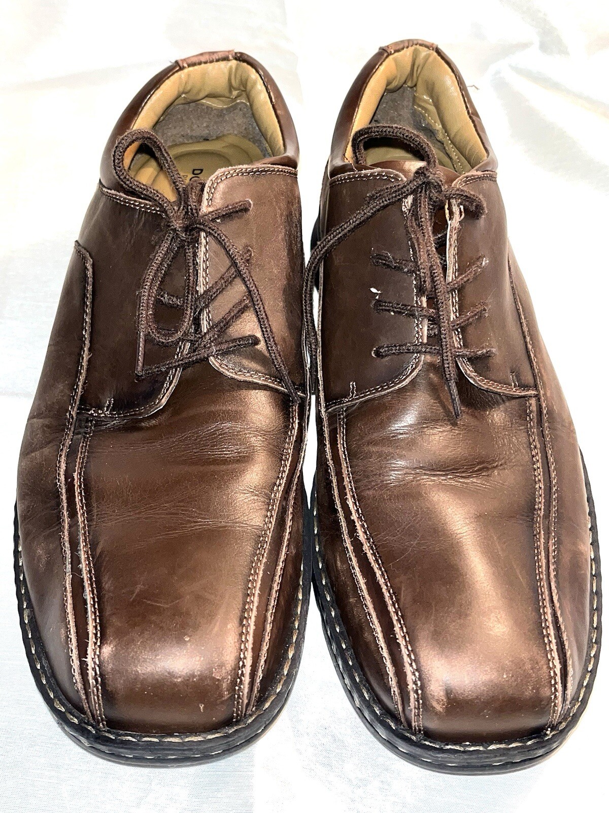 Dockers Pro Style Men Shoes Brown Size 13. Leather Upper And Man Made Material