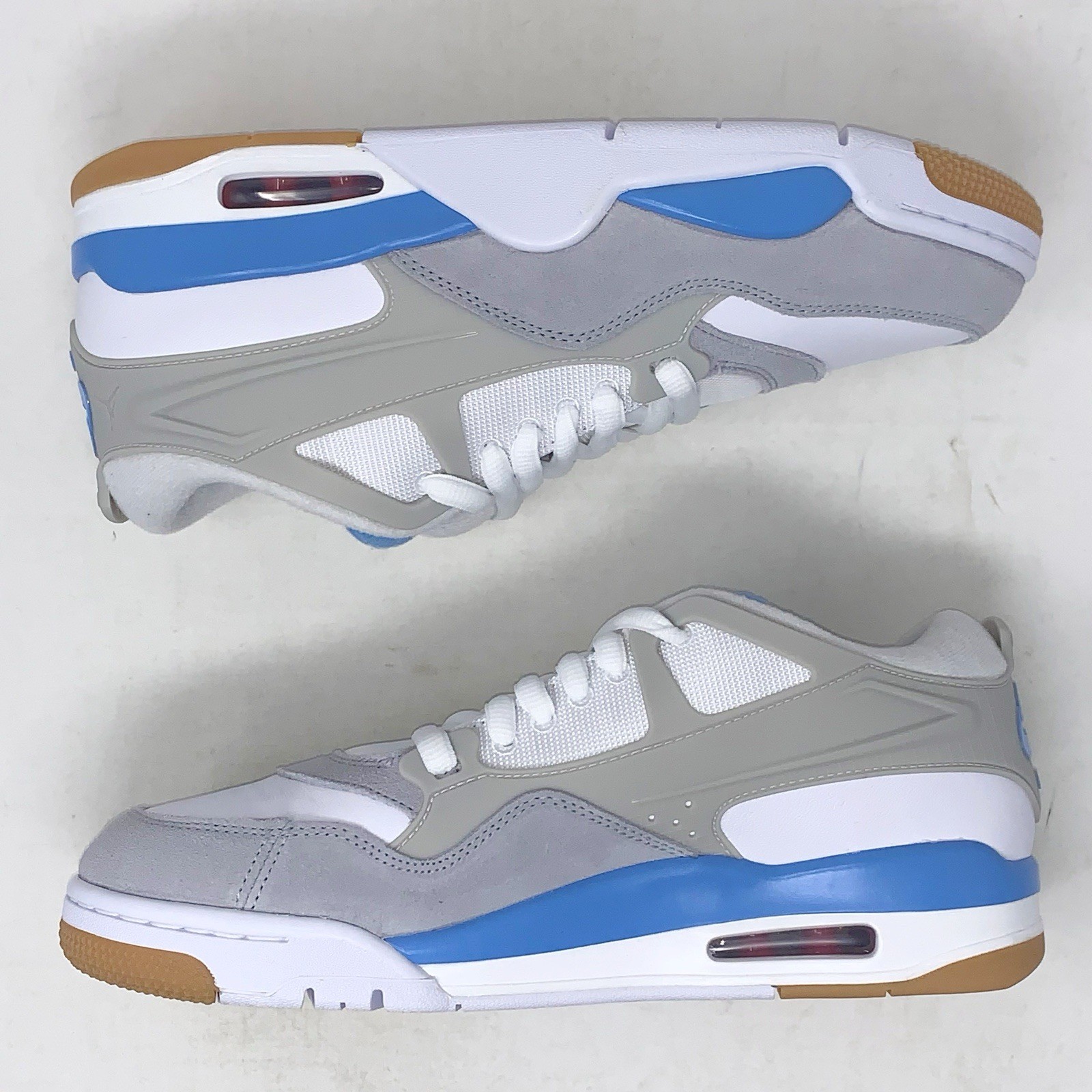 Air Jordan 4 RM ‘UNC Blue’ White Sneakers, Size 10 BNIB FQ7939-104