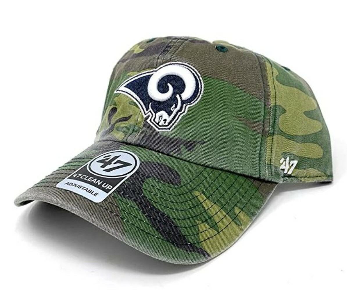 ’47 Brand Los Angeles Rams Camouflage Adjustable Slouch Hat Cap