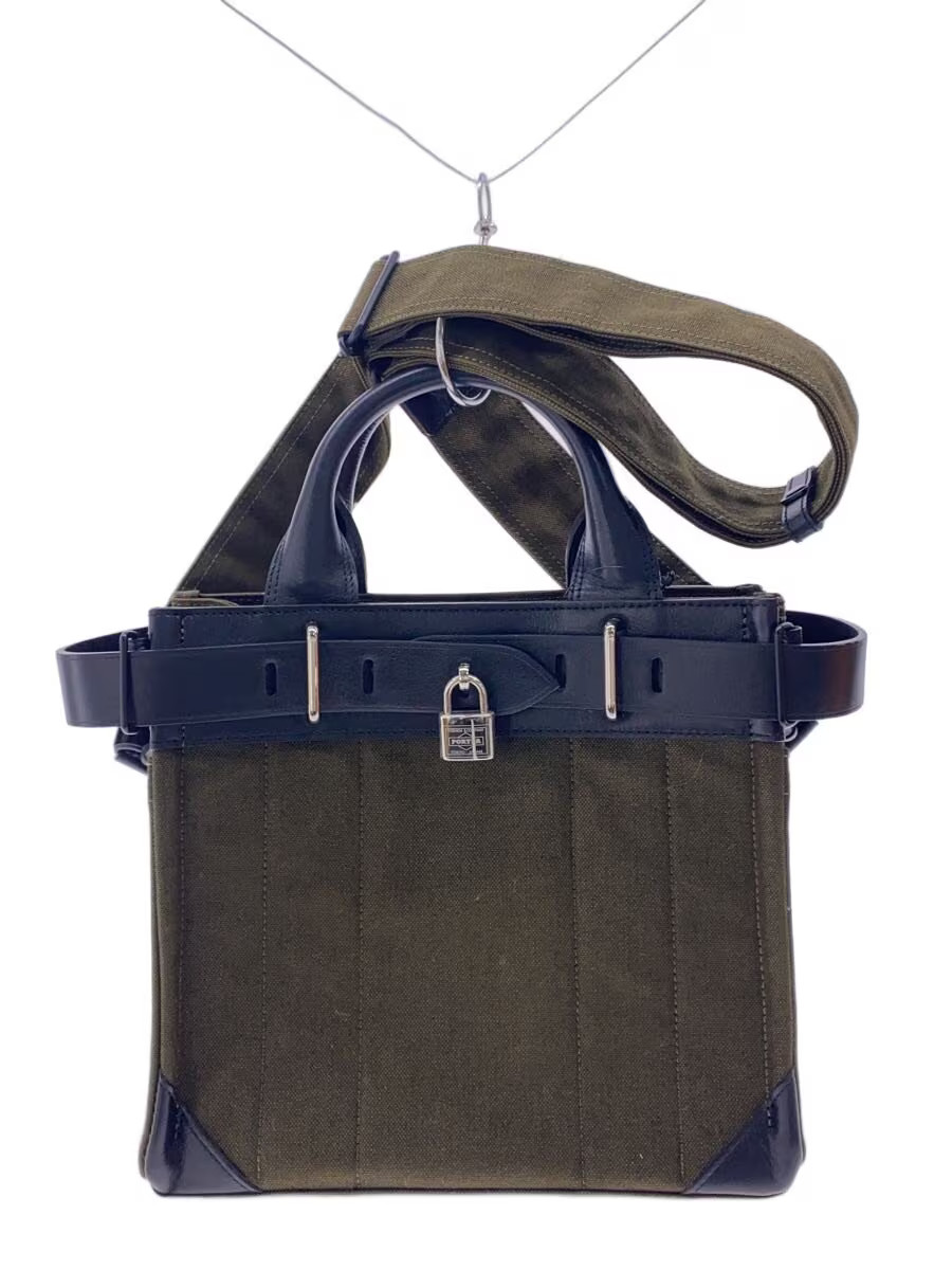 PORTER FORK 2WAY TOTE BAG Shoulder Bag KHK Solid