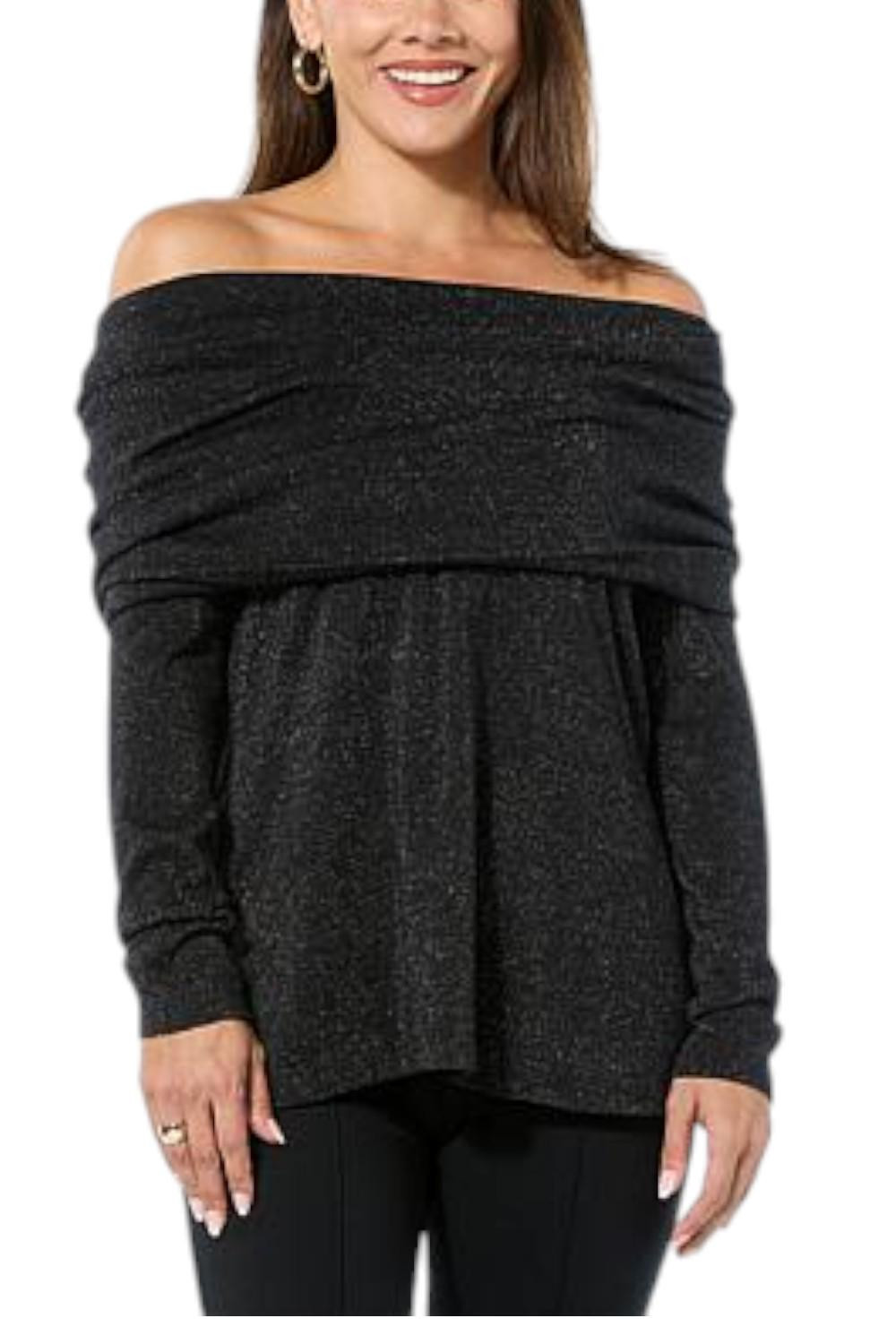 Colleen Lopez Women’s Convertible Shimmer Sweater