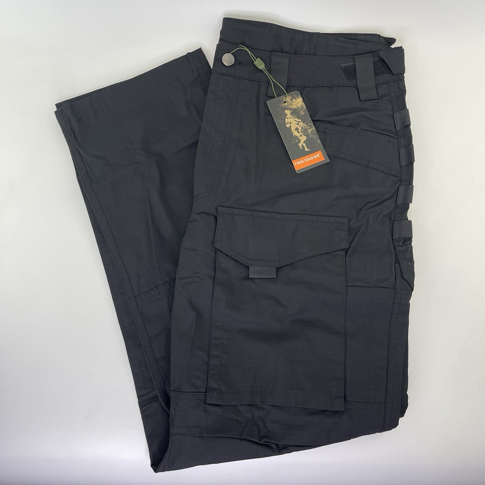 Free Soldier Outdoor Hiking Tactical Pants Black Men’s Sz 38×32