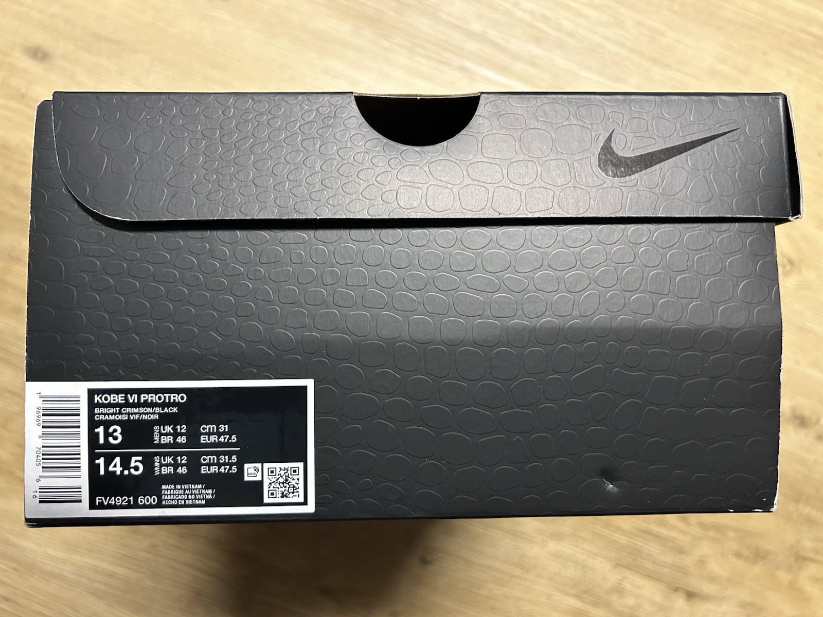 Nike Kobe 6 Protro Low Top Reverse Grinch Bright Crimson/Black FV4921-600