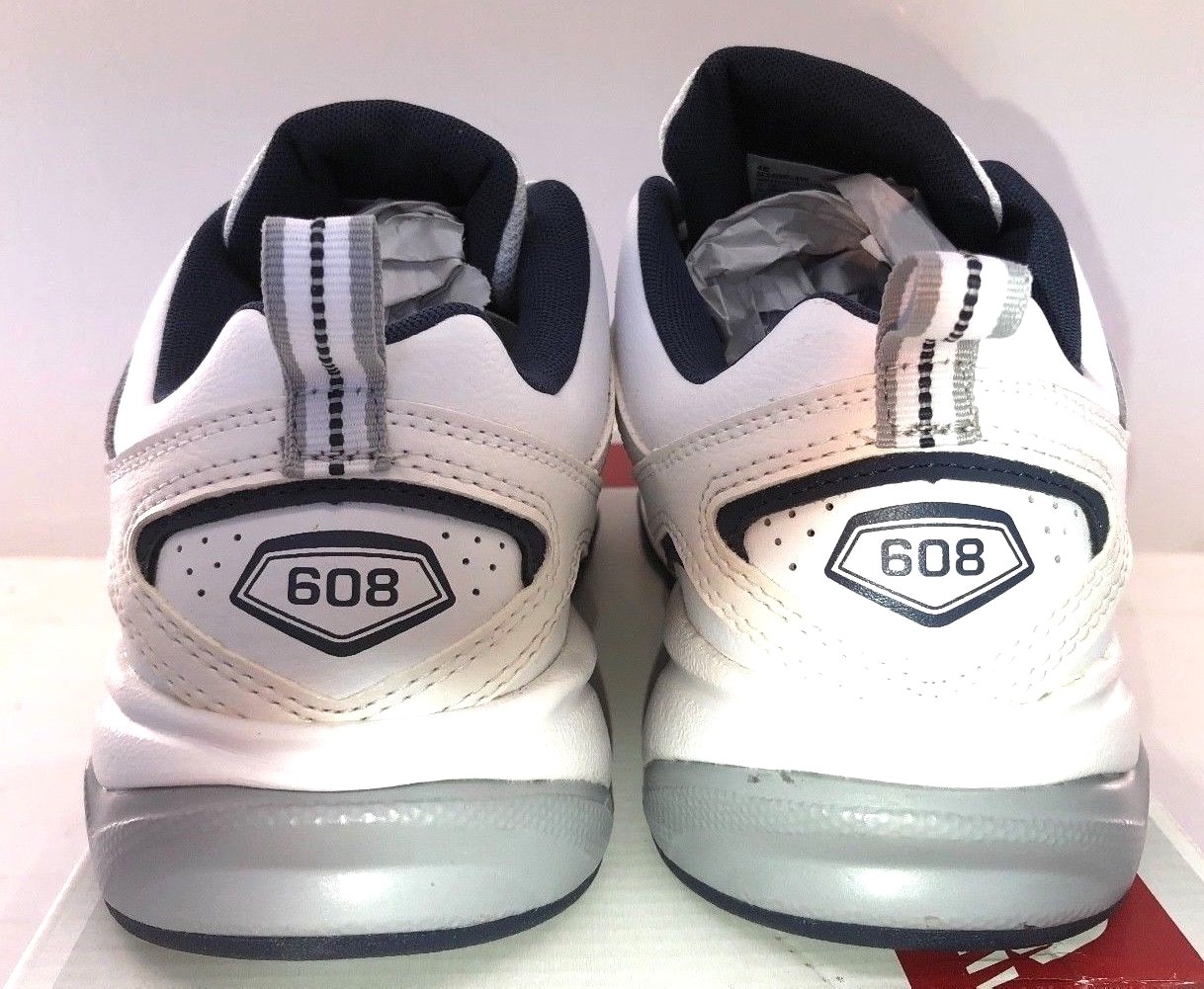 NEW BALANCE MX608V4W Men’s Crosstrainers Shoes White/Navy D, 2E & 4E NEW