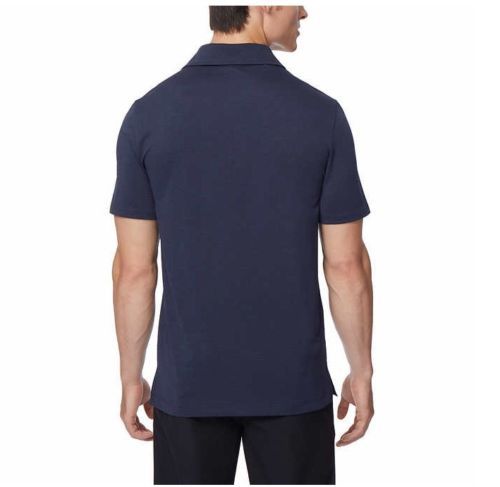 NEW 32 Degrees Men’s Performance Polo, Stormy Night Blue Medium
