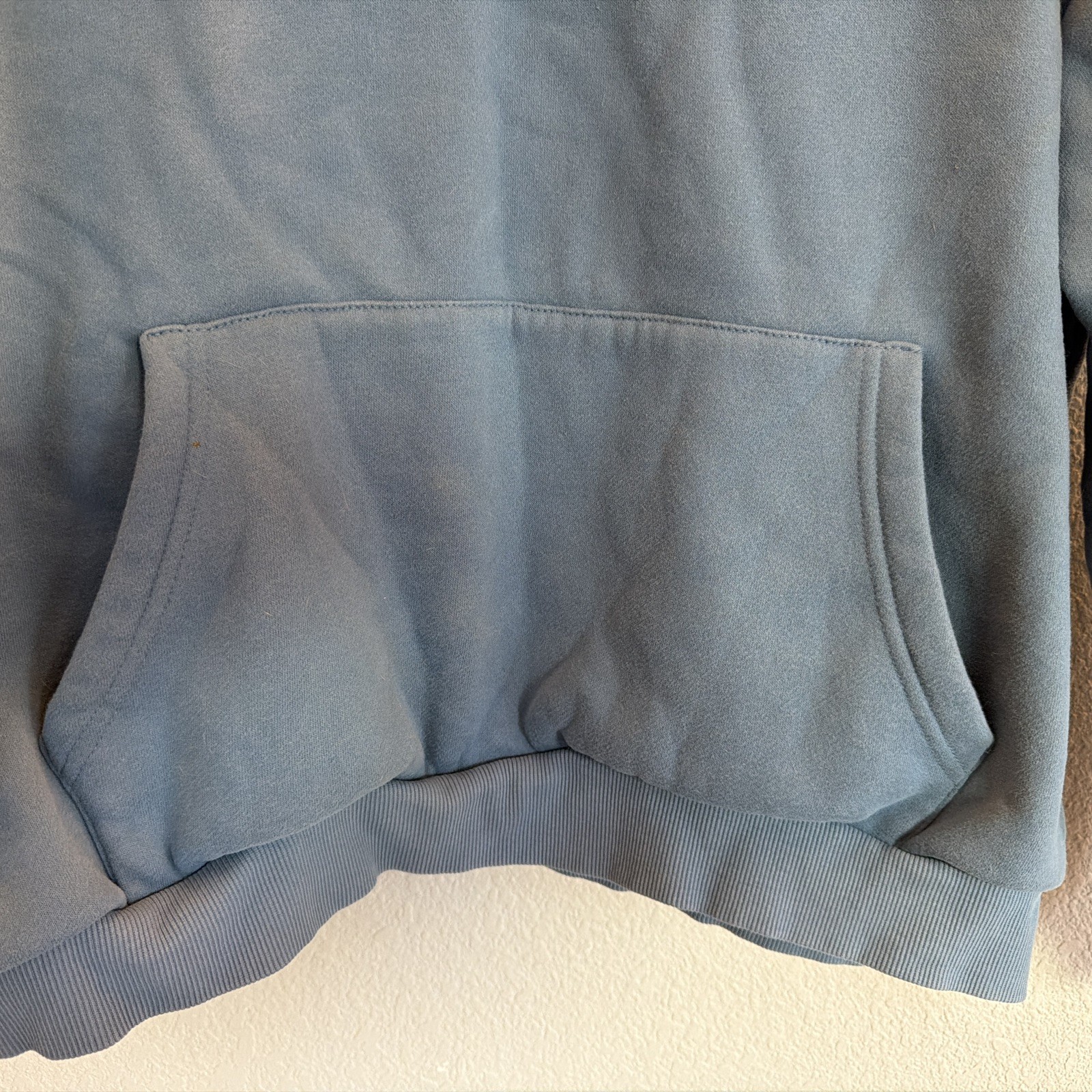 RARE BLUE Edikted 98 Hoodie Sweatshirt Women’s Size Small Oversized “98” Patch