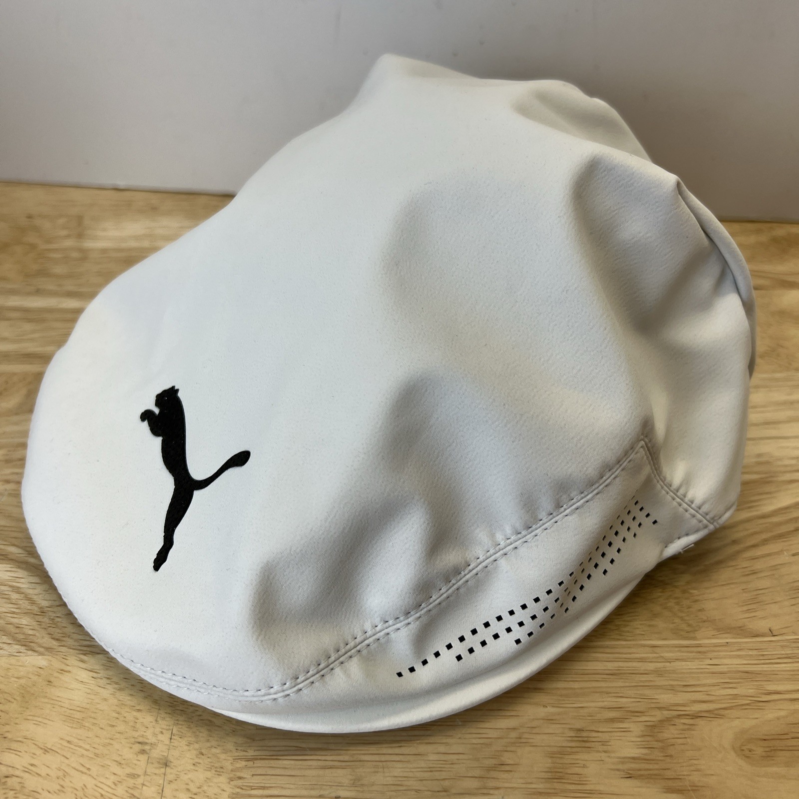 Puma Tour Driver Cap White Golf Hat Flexfit Cobra 022547 01 Mens S/M New NWT