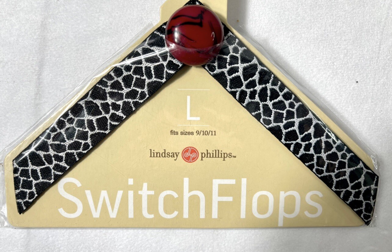 (5) SwitchFlops Switch Flops Lindsay Phillips Straps Size Large 9 – 11