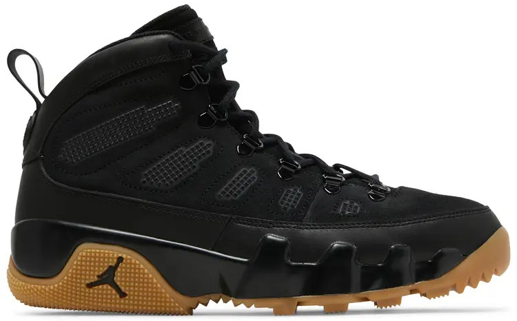 Air Jordan 9 Retro Boot NRG Black Gum AR4491-025 Men Size